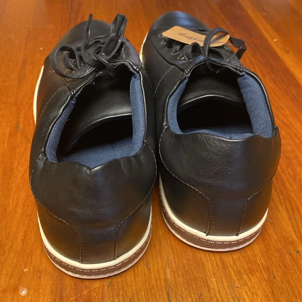 Vostey Men's Fashion Sneakers – Black Casual Oxford Shoes, Size 13 Shoes
